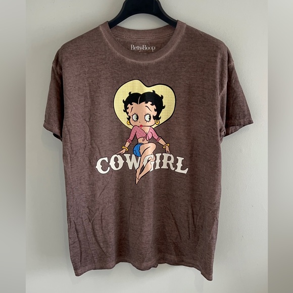 Betty Boop Tops - Betty Boop, Women’s, Shirt, Short sleeve, Graphic, T-shirt.